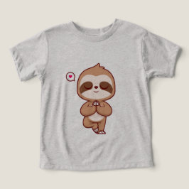 Söt Loungemeditation Yoga T-Shirt | Rolig Yoga An