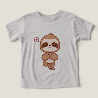 Söt Loungemeditation Yoga T-Shirt | Rolig Yoga An