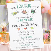 Söt Lovebugs Beetles Baby Shower