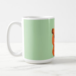 Söt Luddig Kapybara med Orange Kawaii Djur Ar Kaffemugg
