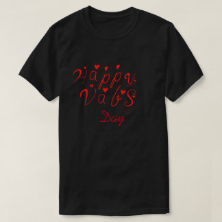 Söt Lycklig Alla Hjärtans Dag Par T-Shirt