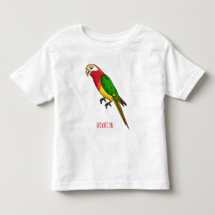 Söt lycklig papegoja serieillustration t shirt