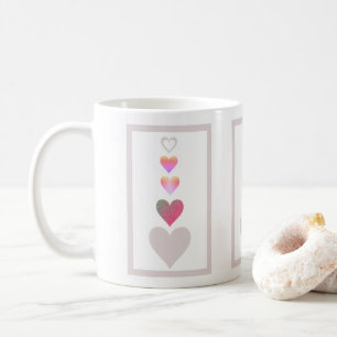 Söt lyssnar på Cute Simple Modern Kaffemugg
