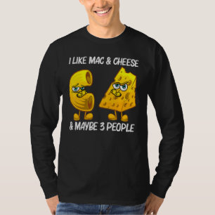 Söt Mac & Cheese För Män Kvinnor Macaroni Ost T Shirt