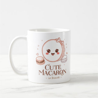 Söt Macaron Älskare | Fransk Macaron Efterrättsmug Kaffemugg