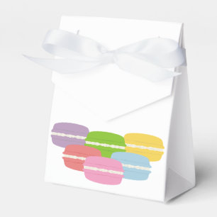 Söt Macarons Cake Presentaskar