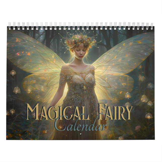 Söt Magic Fairy Fae Fantasy Women Kalender (Omslag)