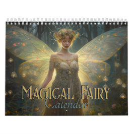 Söt Magic Fairy Fae Fantasy Women Kalender