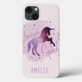 Söt magisk lila Unicorn