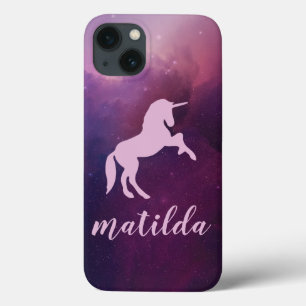 Söt magisk lila Unicorn