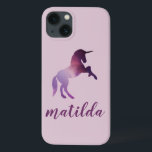 Söt magisk lila Unicorn<br><div class="desc">Lägg till en gnutta färgstark fantasi till födelsedagskalender med den här roligten. Med en lila Unicorn med stjärnor och galaxbakgrund blir den här söta designen en favorit för alla åldrar. En del av en samling.</div>