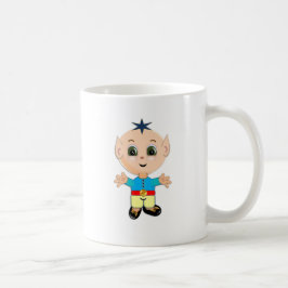 Söt magisk liten alv kaffemugg