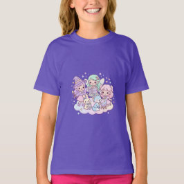 Söt magisk vänners barn-t-shirt t shirt