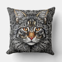 Söt Maine Coon Katt