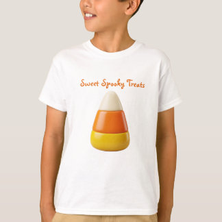 Söt majs godis Halloween | Söt spöklik konst T Shirt