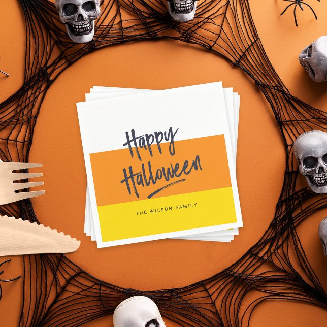 Söt majsglädje Halloween Pappersservett (Skapare uppladdad)