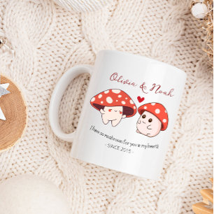 Söt make maka årsdagspresent Skräddarsydd namn Kaffemugg