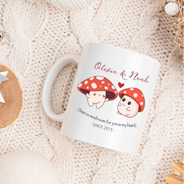 Söt make maka årsdagspresent Skräddarsydd namn Kaffemugg (Skapare uppladdad)