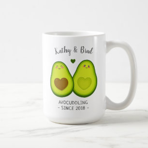 Söt make makepresent med anpassat namn kaffemugg