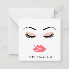 söt makeup-artist vilket syfte som helst anteckningskort