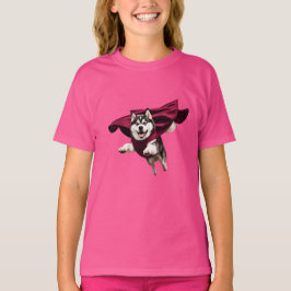 Söt Malamute-superhjältebarnskjorta T Shirt