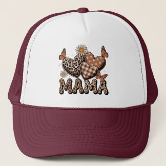 Söt Mama Blommig & Gepard Keps