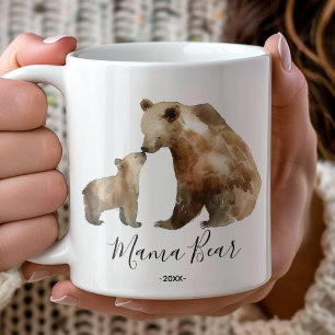Söt mamma björn kaffemugg
