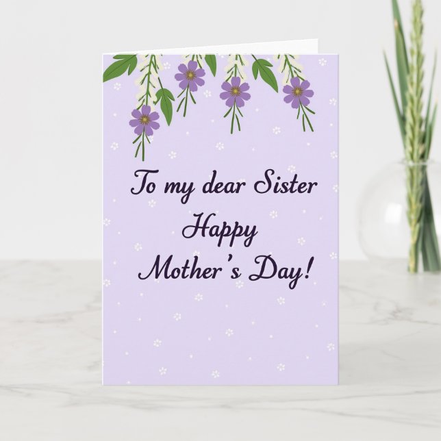 Söt mamma elegant scriptkort kort (Framsida)