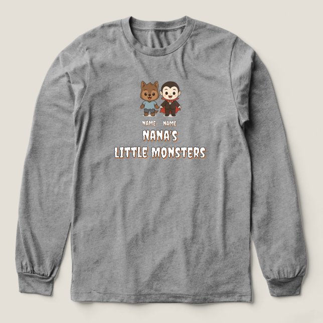 Söt mamma, Frankenstein, Dracula, varulv    T Shirt (Design framsida)