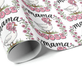 Söt mamma gås kakel mönster  presentpapper