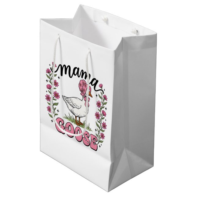 Söt mamma gås Mors dag  (Framsidan Vinklad)