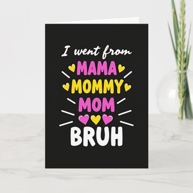Söt Mamma Mors Dag-kort Kort (Framsida)