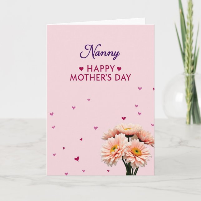 Söt Mamma Mors Dagskort Kort (Framsida)