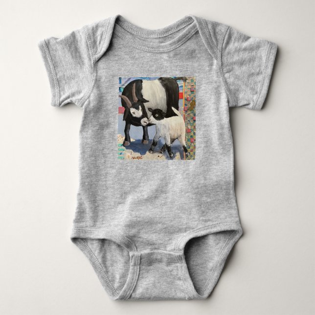 Söt Mamma Spädbarnskorgdräkt T Shirt (Framsida)
