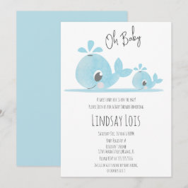 Söt mamma val bebis val baby shower inbjudningar