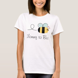 Söt mammaledig bumblebee-tröja för blivande mammor t shirt
