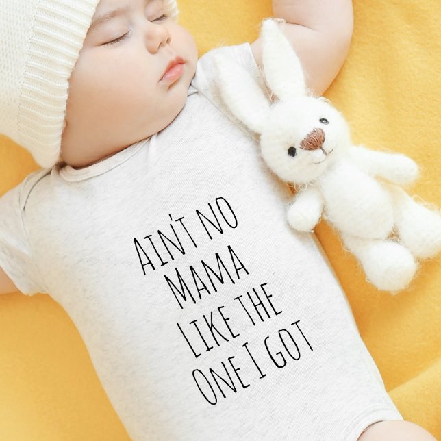 Söt mammas bebis t shirt (Cute Mama's baby Baby Bodysuit)