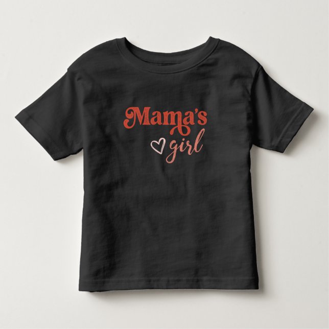 Söt Mammas Flickas T-Shirt (Framsida)