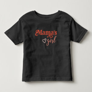 Söt Mammas Flickas T-Shirt för Mor/Dotter