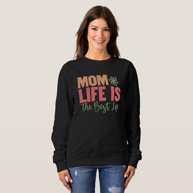 Söt mammas liv ordkonst  t shirt (Hel framsida)