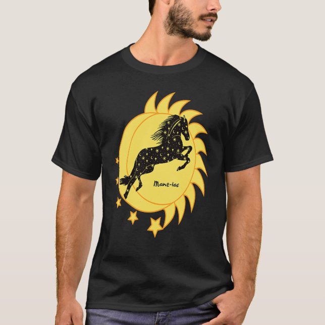 Söt man iac Celestial Häst Dansare Flickor Grafisk T Shirt (Framsida)