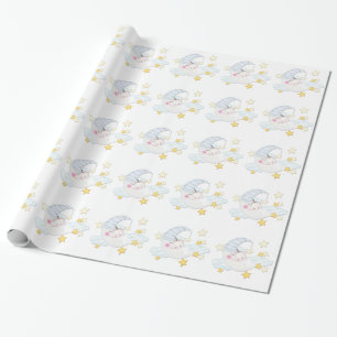 Söt månbaby shower presentpapper