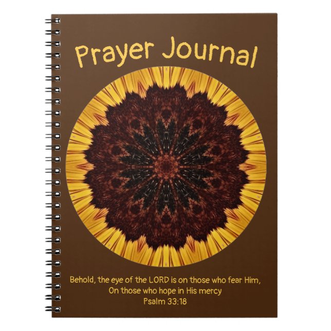 Söt Mandala Art Prayer Journal bärbar dator Anteckningsbok (Framsidan)