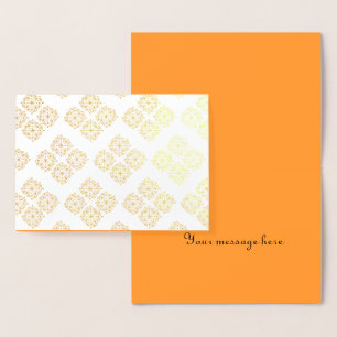 Söt Mandala Skriv ut relaxering från födelsedag Folierat Kort