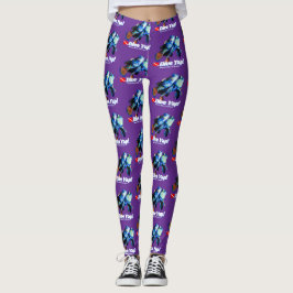 Söt mandarinfiskpar leggings