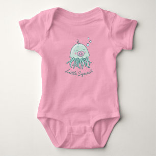 Söt manet baby shower Kawaii rosa flicka T Shirt