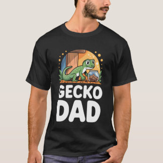 Söt manlig barn ödla liten drakeskydd reptil G T Shirt