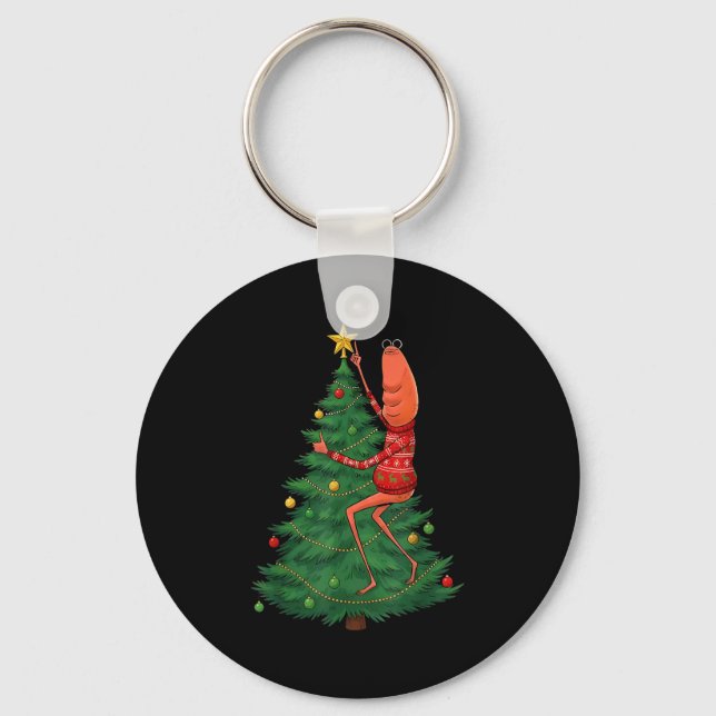 Söt Marcus Masken God Jul Tomte Marcus  Nyckelring (Framsida)