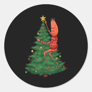 Söt Marcus The Worm God Jul Santa Marcus  Runt Klistermärke
