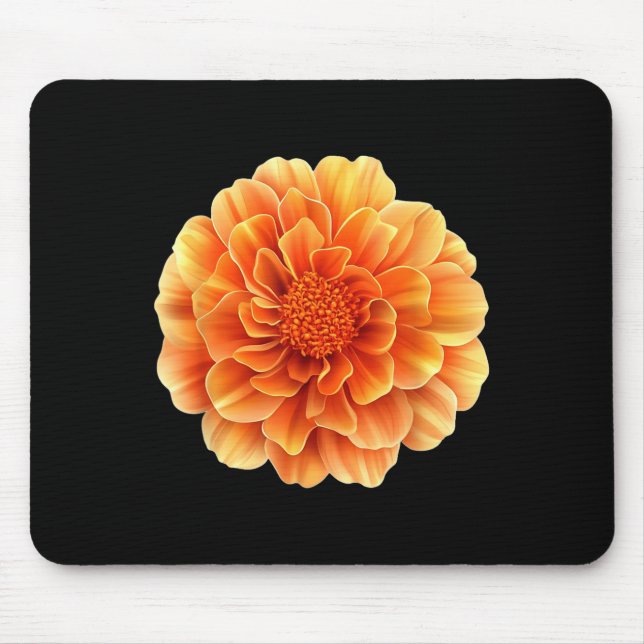 Söt Marigold Flower Season Musmatta (Framsidan)